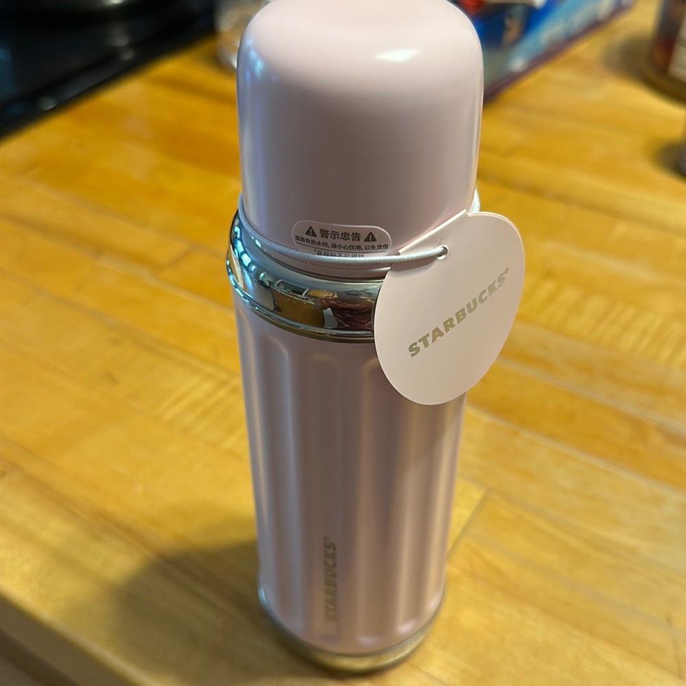 Starbucks China pink thermos